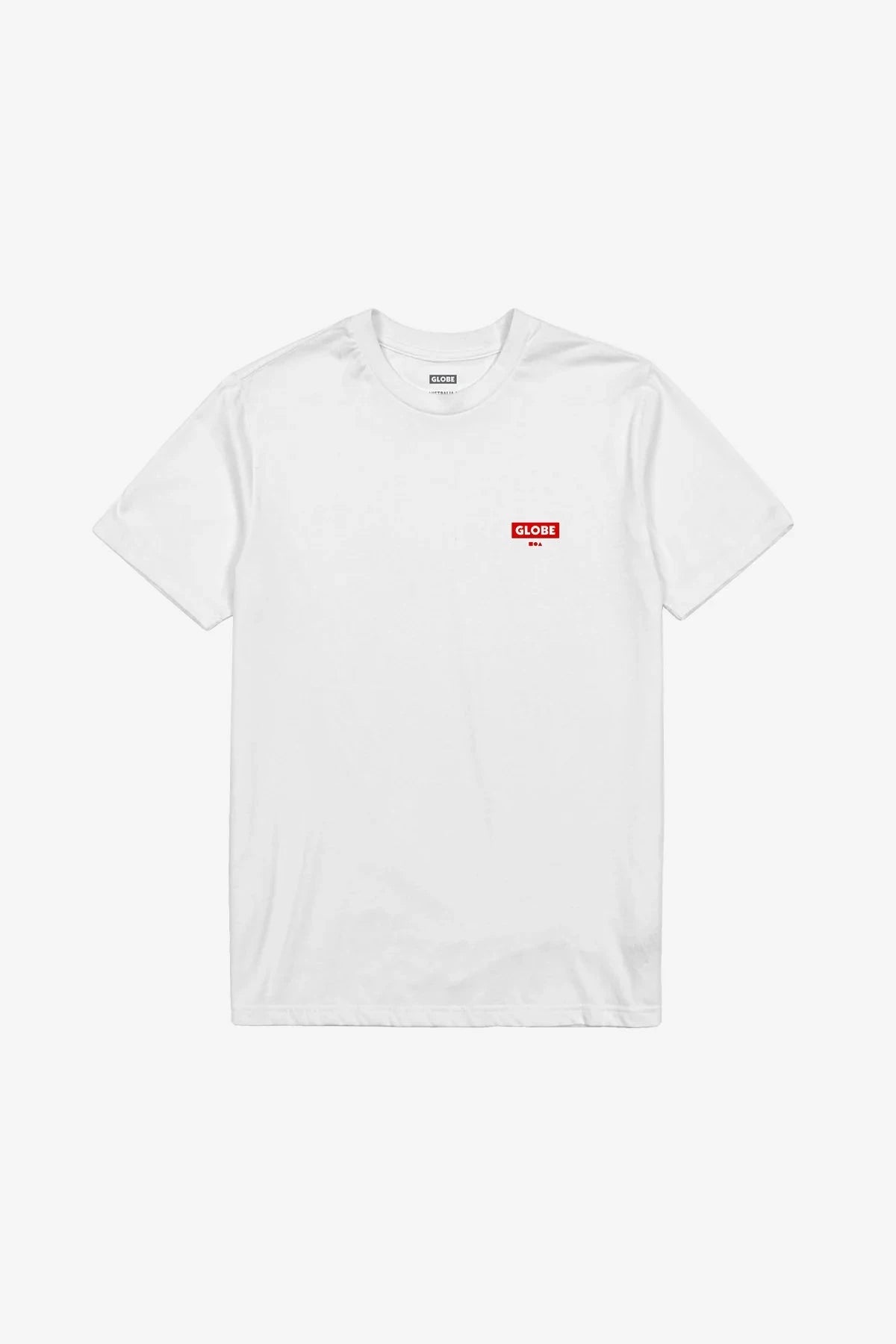 Living Low Velocity Tee - White/Red Men's T-Shirts & Vests Globe 