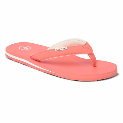 Lixi Flip Flops - Coral Orange Women's Flipflops,Shoes & Boots Foamlife 