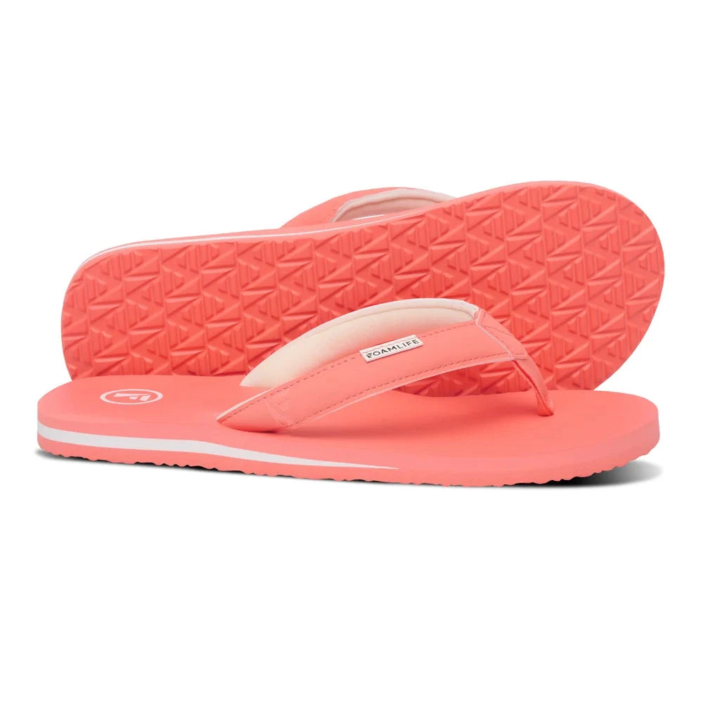 Lixi Flip Flops - Coral Orange Women's Flipflops,Shoes & Boots Foamlife 