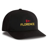 Logo Structured Twill Hat - Black Men's Hats,Caps&Beanies Florence Marine X 
