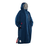 Long Sleeve Pro Change Robe Evo - Navy Changing Robes Red 
