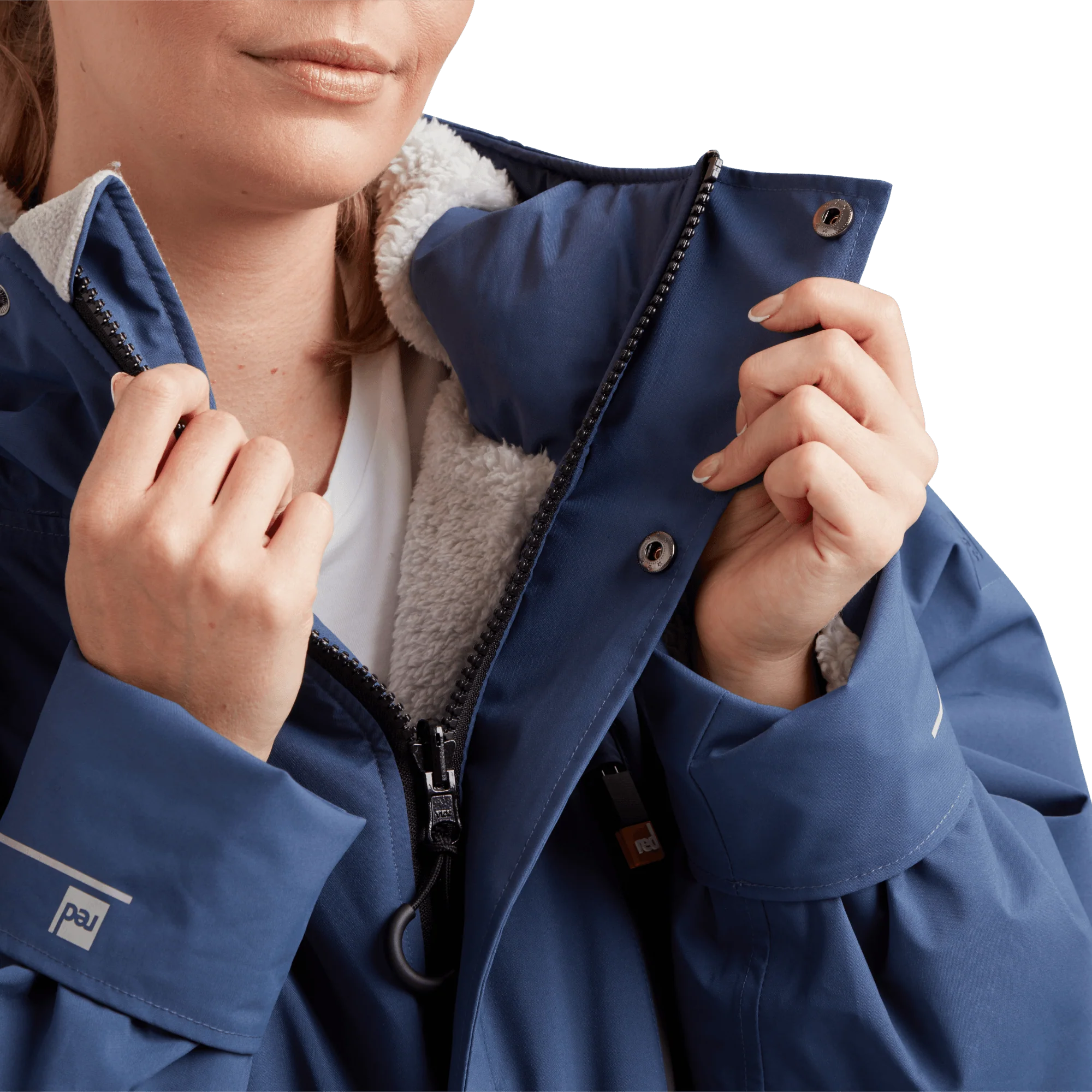 LONG SLEEVE WATERPROOF DRY CHANGING ROBE ALTER EVO - ADMIRAL BLUE Changing Robes Red 