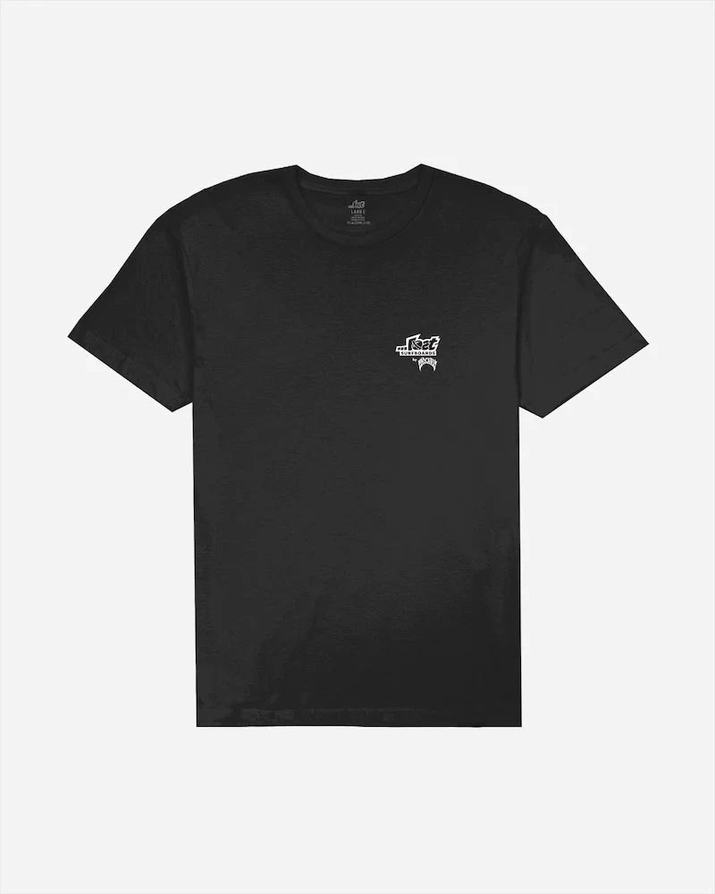 Lost Surfboards By Mayhem Tee - Black Men's T-Shirts & Vests Lost 