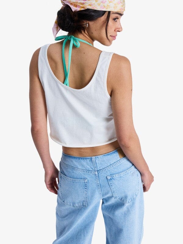 Magic Sunset Crop Vest - Coconut Milk Women's T-Shirts and Vest Tops Roxy 