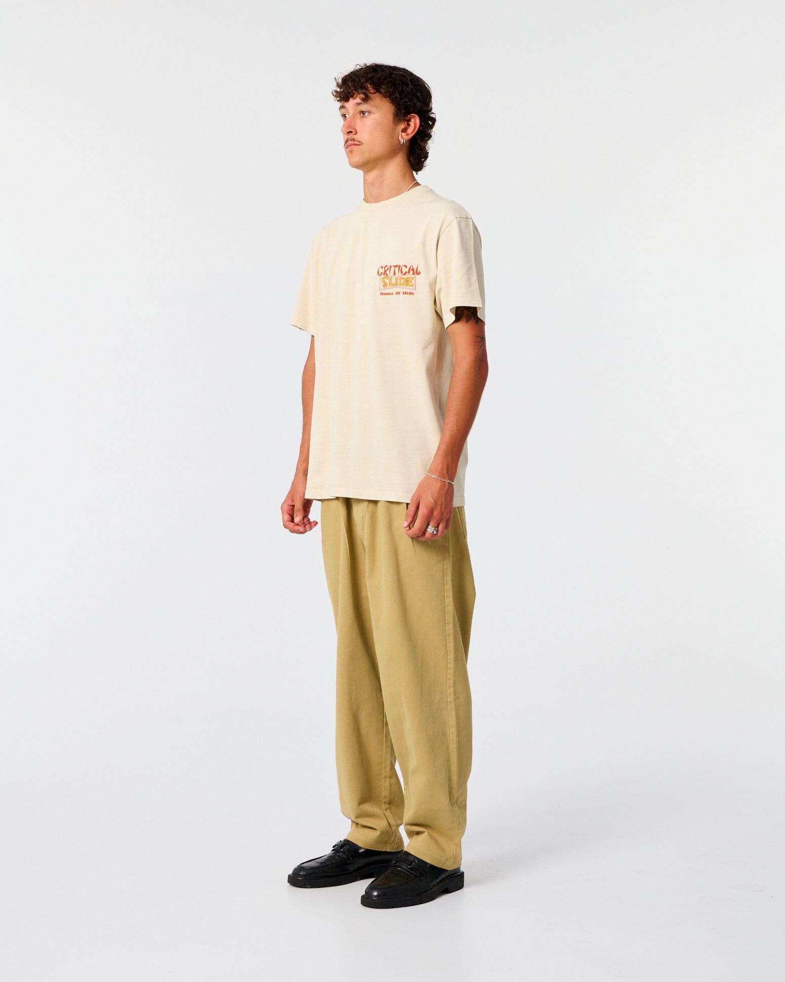 Matchbox Tee - Ecru Men's T-Shirts & Vests TCSS 