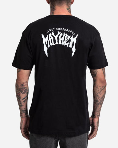 Mayhem Designs Tee - Black Men's T-Shirts & Vests Lost S 
