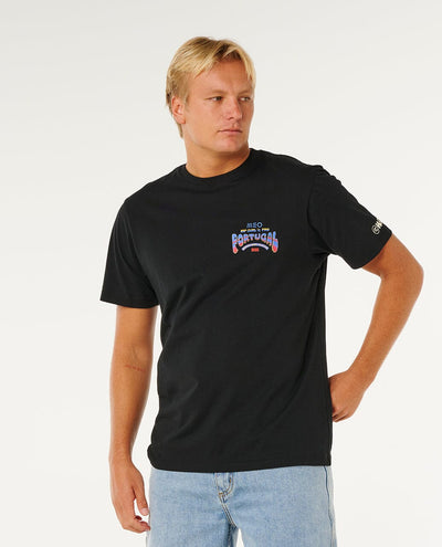Meo Peniche Pro '26 Event Tee - Black Men's T-Shirts & Vests Rip Curl S 