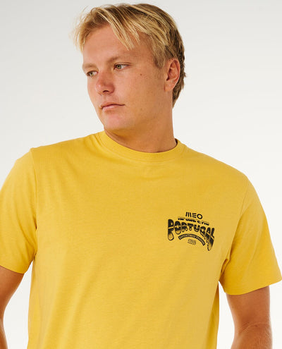 Meo Peniche Pro '26 Event Tee - Ochre Men's T-Shirts & Vests Rip Curl 