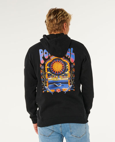Meo Peniche Pro '26 Hood - Black Men's Hoodies & Sweatshirts Rip Curl 