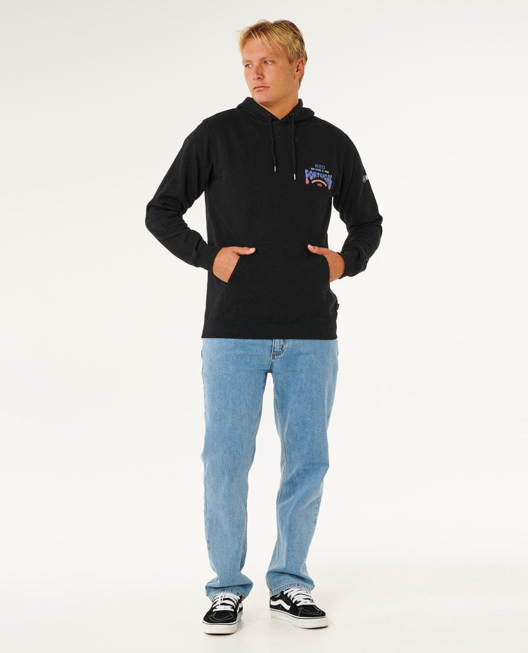 Meo Peniche Pro '26 Hood - Black Men's Hoodies & Sweatshirts Rip Curl 