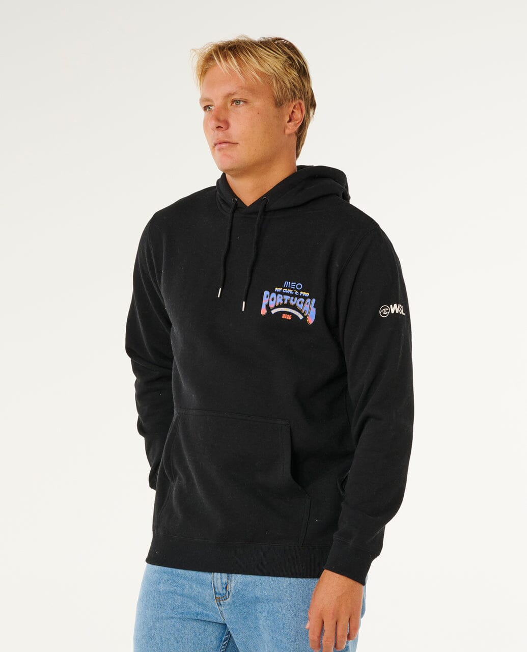 Meo Peniche Pro '26 Hood - Black Men's Hoodies & Sweatshirts Rip Curl 