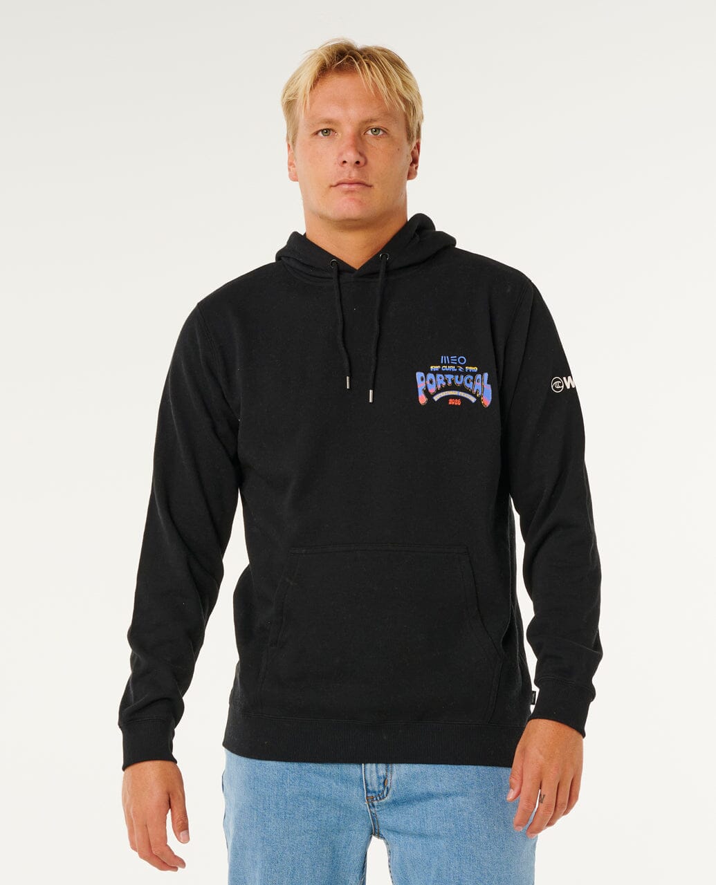 Meo Peniche Pro '26 Hood - Black Men's Hoodies & Sweatshirts Rip Curl S 
