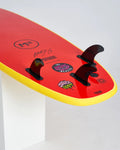 MF BEASTIE SUPERSOFT - SUNSHINE/RED Surfboard Mick Fanning Softboards 