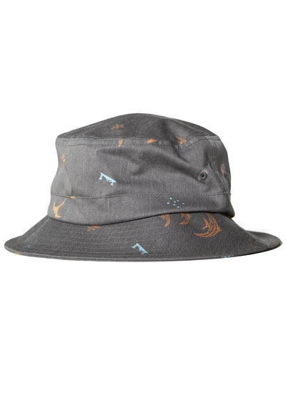 Miyashiro Island Stargazer Bucket Hat - Phantom Men's Hats,Caps&Beanies Vissla 