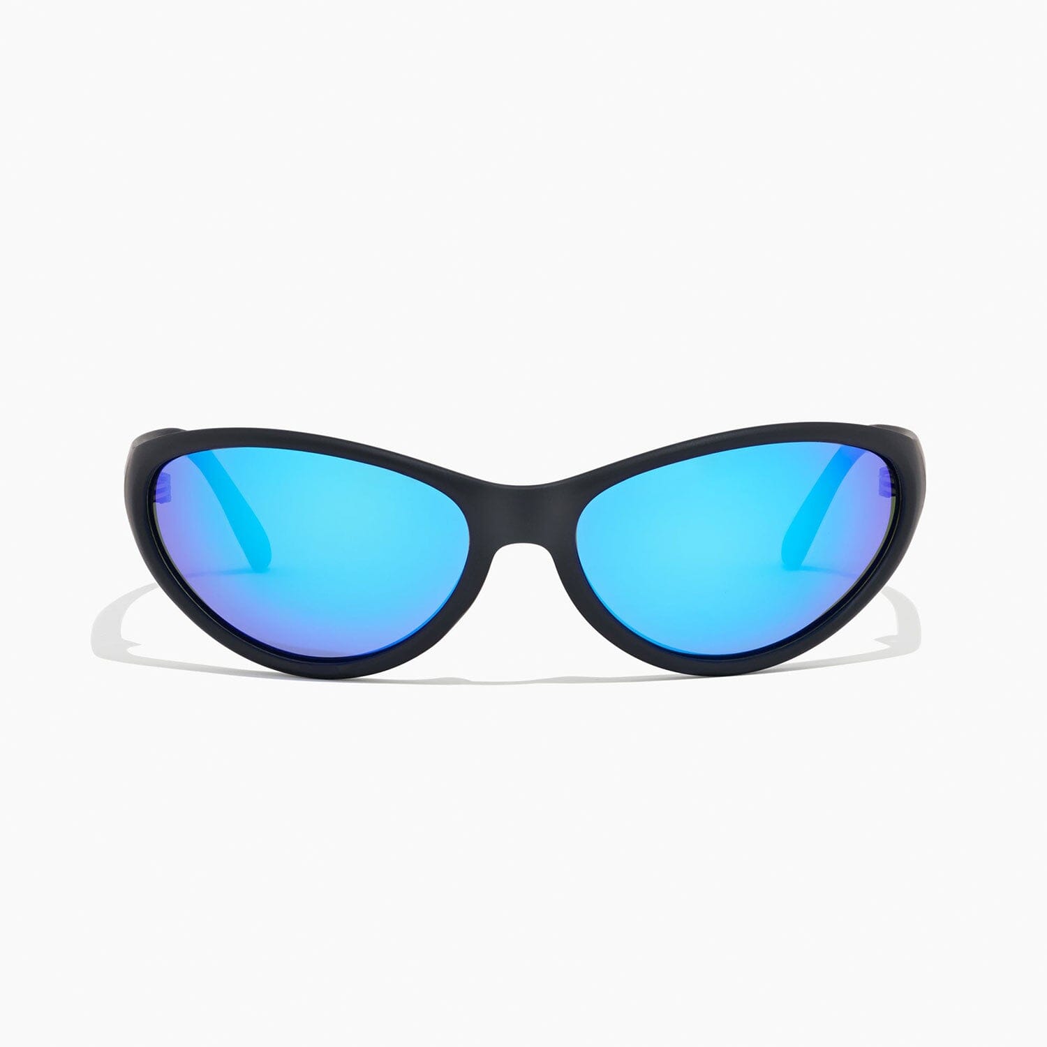 Morphine - Matte Black/Blue Reflective Polarized Sunglasses Ritual Vision 