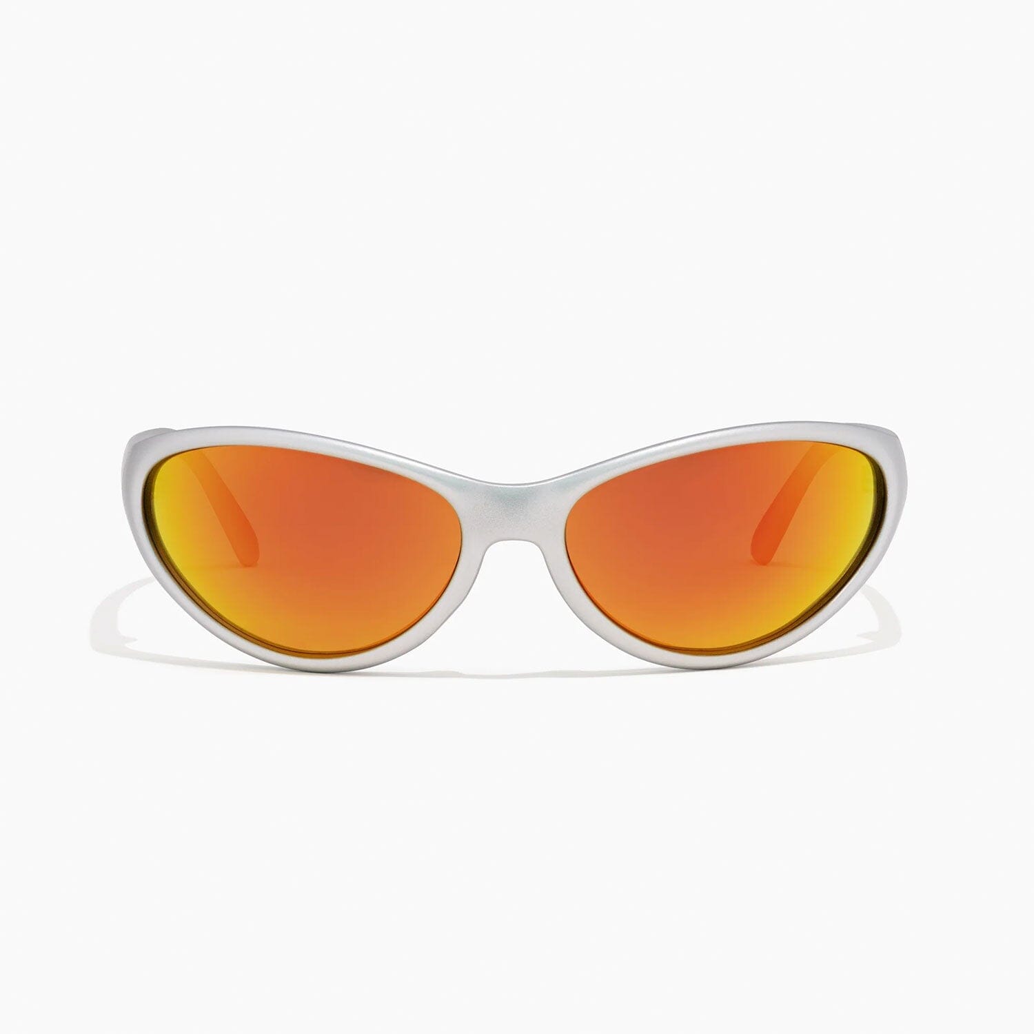Morphine - Matte Chrome/Orange Reflective Polarized Sunglasses Ritual Vision 