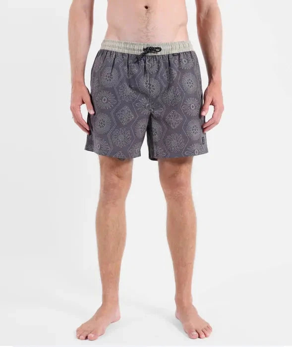 Motel Swim Short - Black Men's Shorts & Boardshorts Oxbow S 