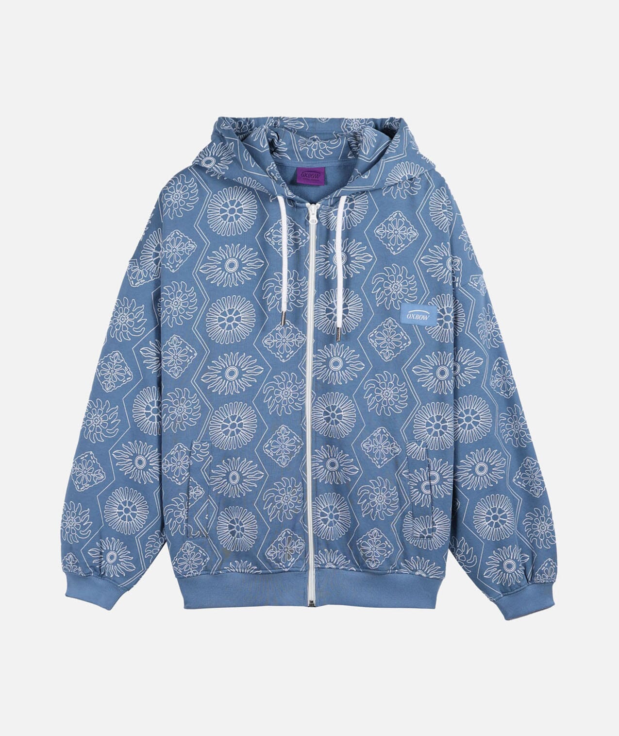 Motel Zipped Hoodie - Lost Blue Women's Hoodies & Sweatshirts Oxbow 
