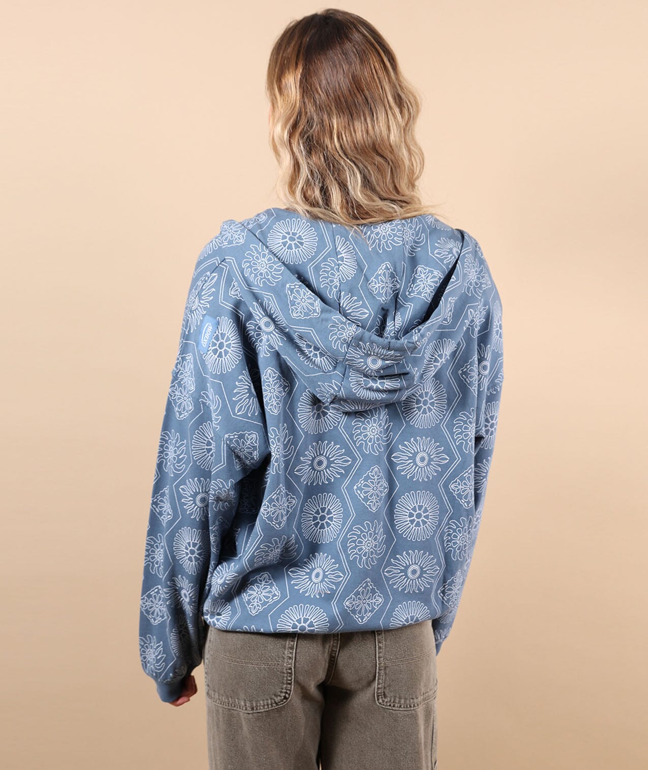 Motel Zipped Hoodie - Lost Blue Women's Hoodies & Sweatshirts Oxbow 