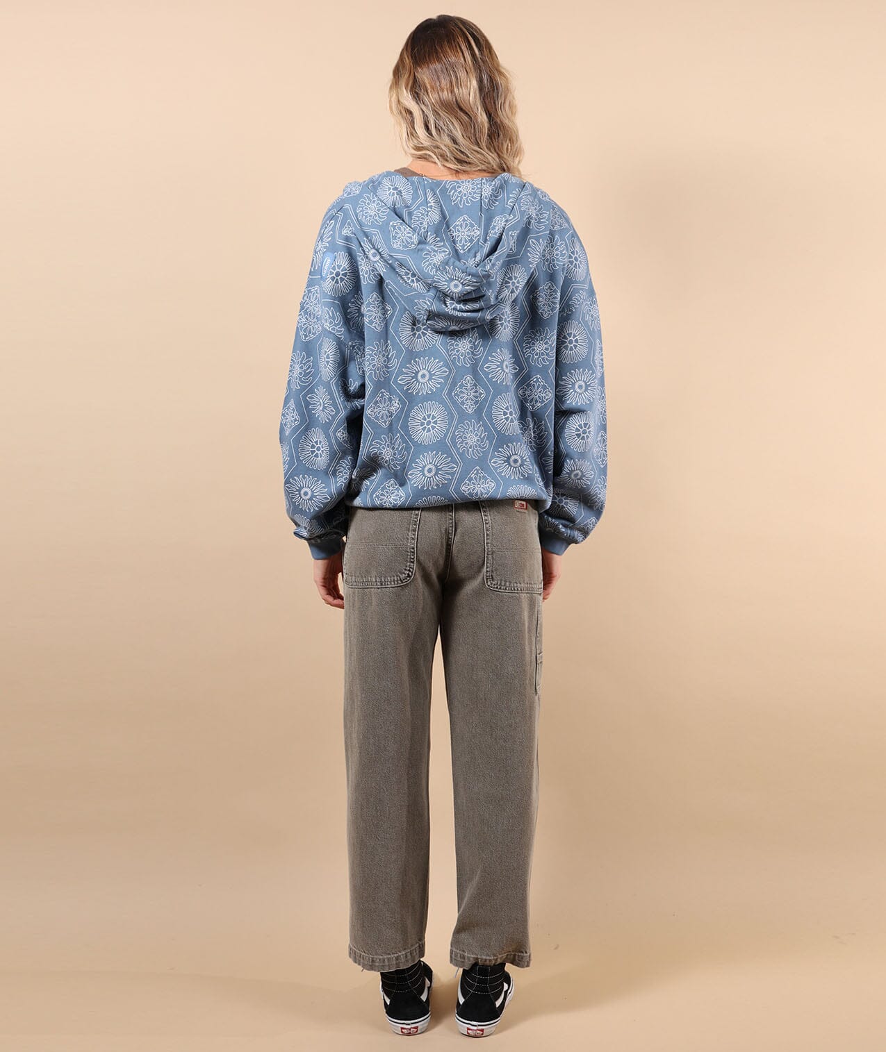 Motel Zipped Hoodie - Lost Blue Women's Hoodies & Sweatshirts Oxbow 