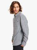 Motherfly Heather Long Sleeve Shirt - India Ink Men's Shirts & Polos Quiksilver 