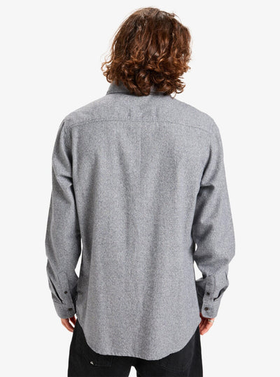 Motherfly Heather Long Sleeve Shirt - India Ink Men's Shirts & Polos Quiksilver 