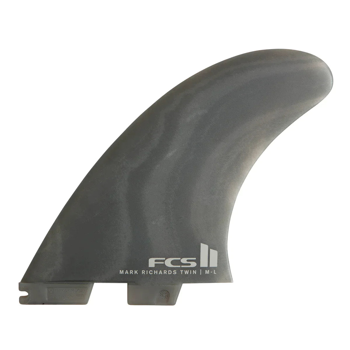 MR Neo Glass Eco Twin + Stabiliser - Smoke Swirl Fins FCS 