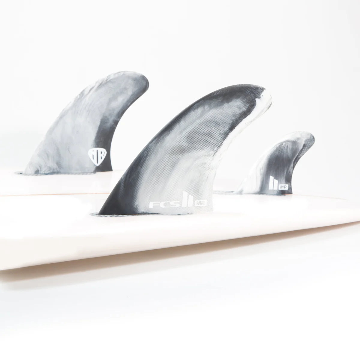 MR Performance Core Twin+1 - Black/White Swirl Fins FCS 