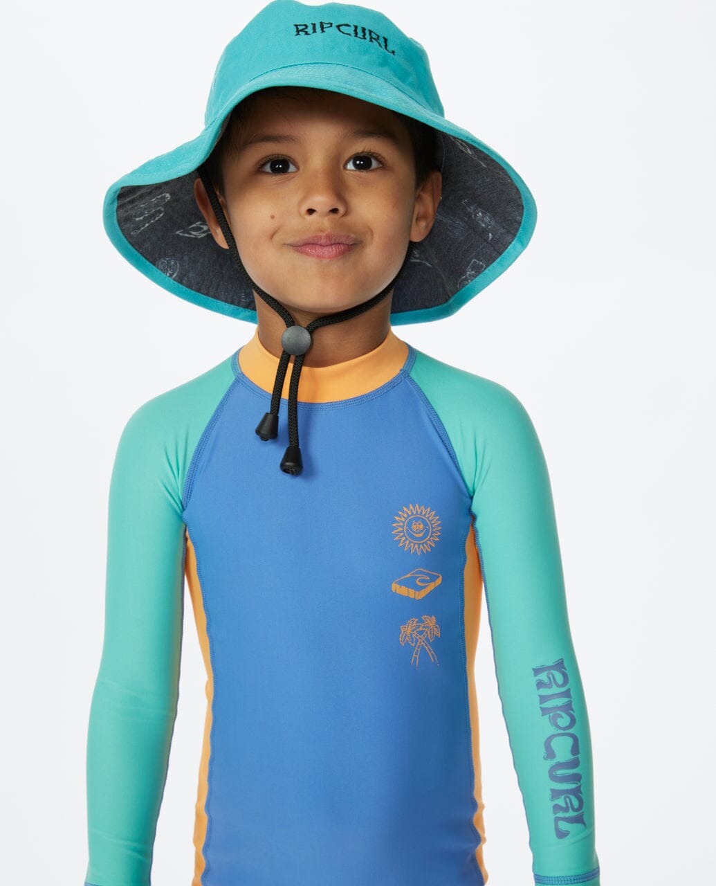 Mystic Long Sleeve Spring Suit - Blue Yonder Children's rash vests Rip Curl 