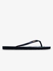 New Viva Printed - Black/White/Green Women's Flipflops,Shoes & Boots Roxy 