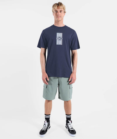 Nineties Tee - Deep Marine Men's T-Shirts & Vests Oxbow 