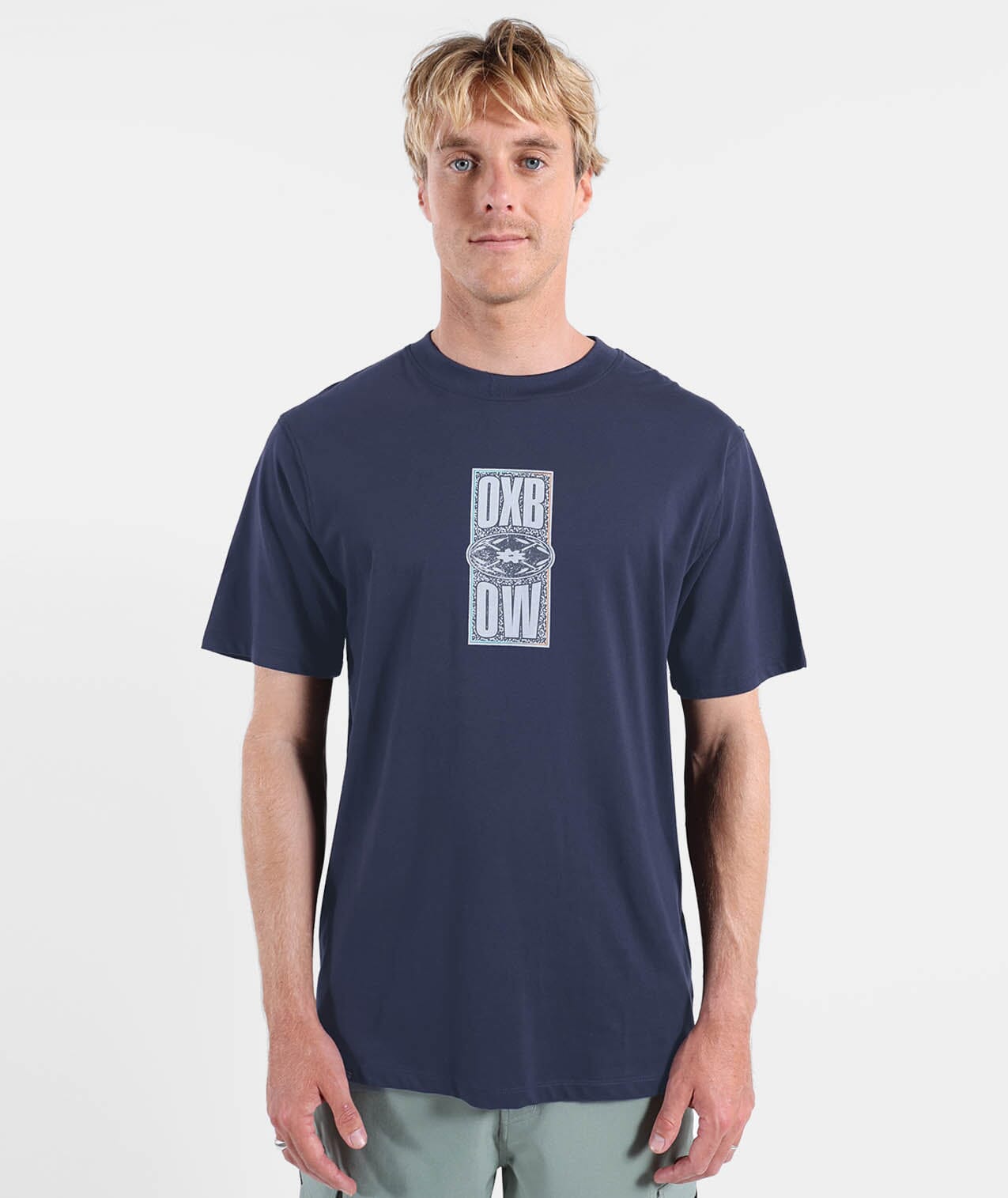Nineties Tee - Deep Marine Men's T-Shirts & Vests Oxbow 