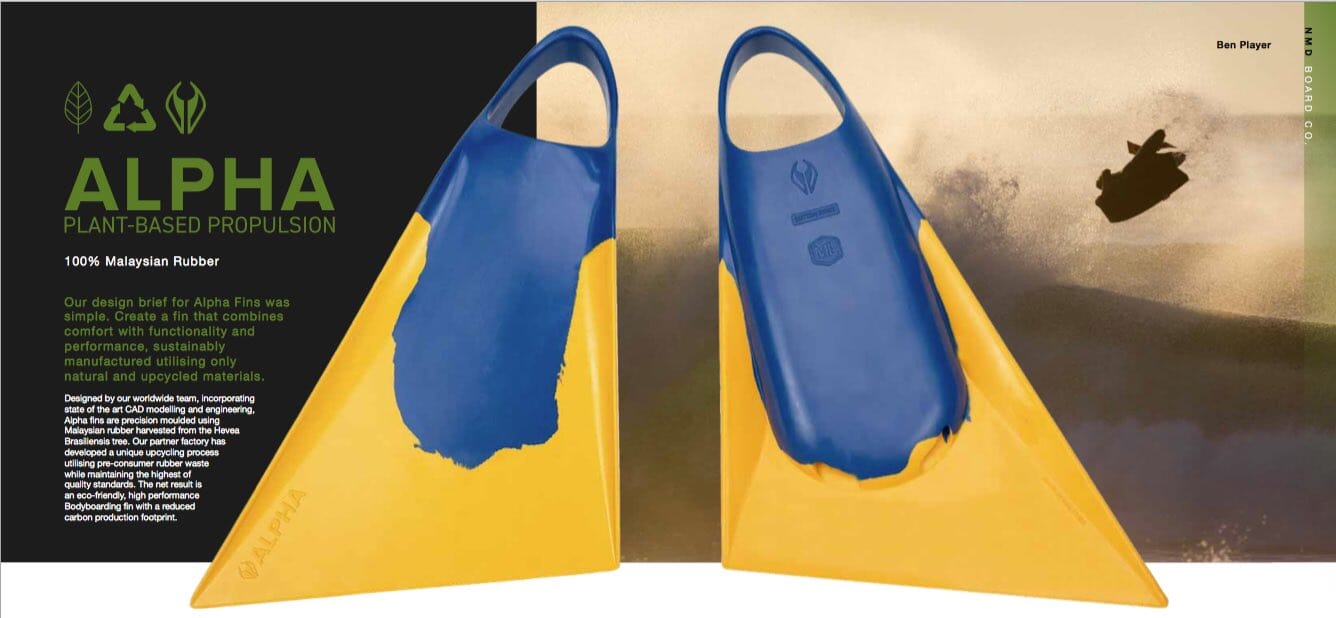 NMD Alpha Fins - Black Bodyboard Fins NMD 