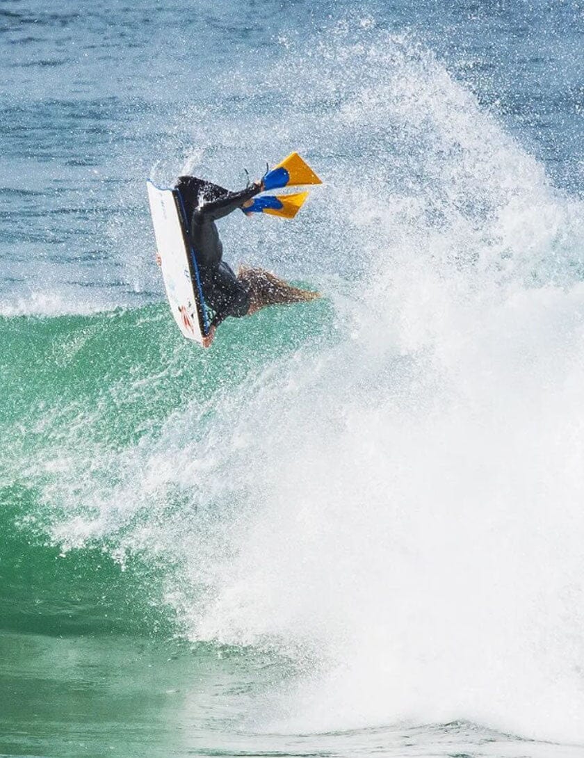 NMD Alpha Fins - Blue/Yellow Bodyboard Fins NMD 