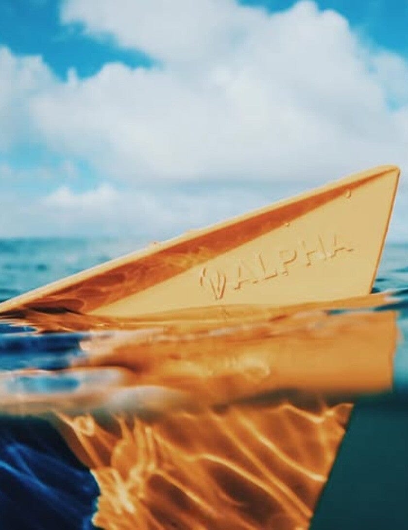 NMD Alpha Fins - Blue/Yellow Bodyboard Fins NMD 