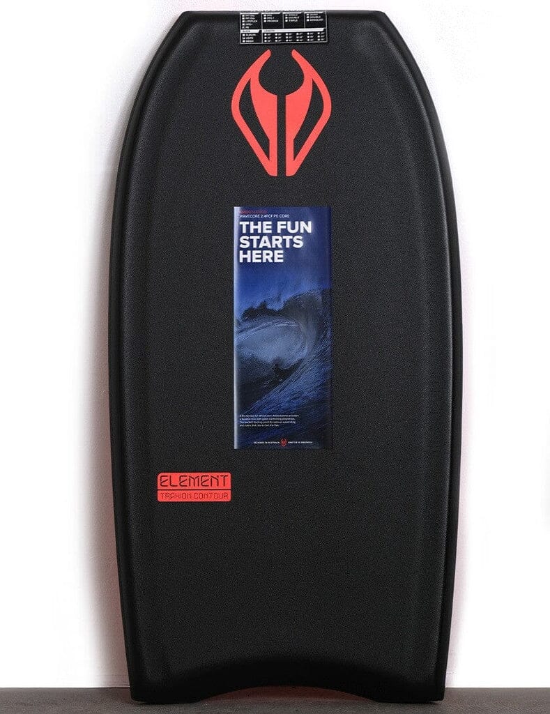 NMD Element PE Bodyboard 42" - Black Bodyboards NMD 