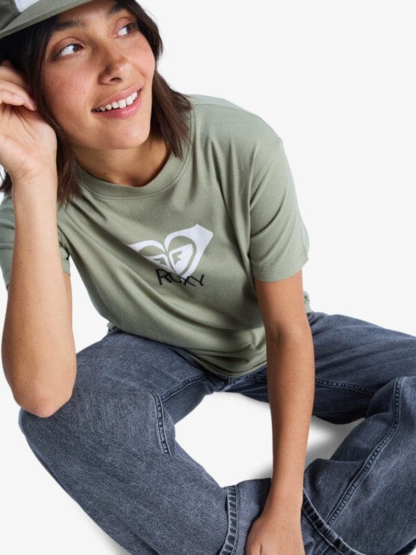 Ocean Road Art - Oil Green Women's T-Shirts and Vest Tops Roxy 