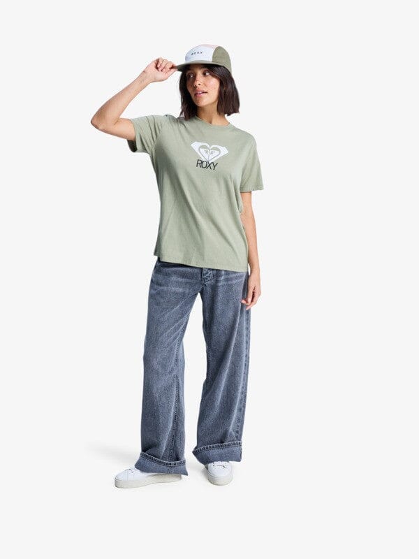 Ocean Road Art - Oil Green Women's T-Shirts and Vest Tops Roxy 