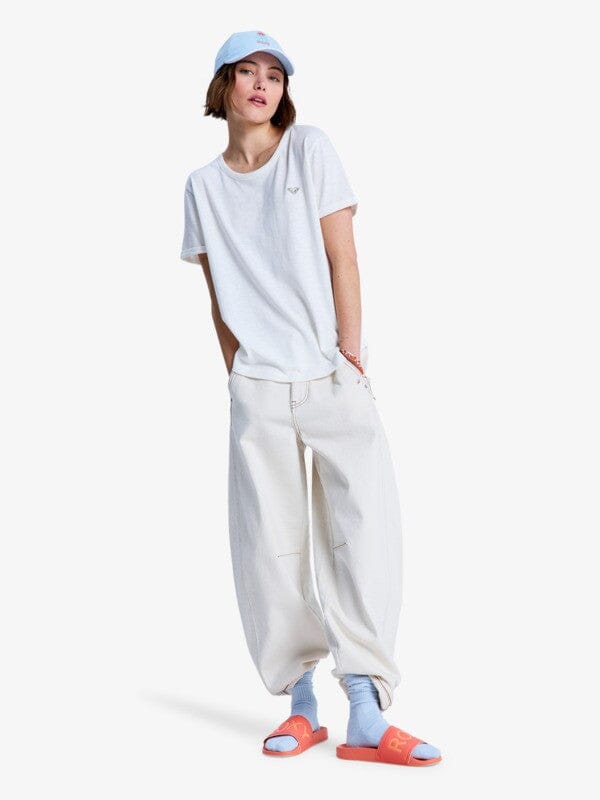 Oceanwave Regular Emby - Egret Women's T-Shirts and Vest Tops Roxy 