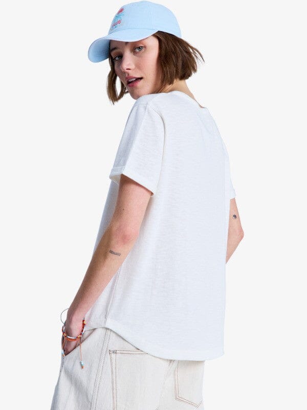 Oceanwave Regular Emby - Egret Women's T-Shirts and Vest Tops Roxy 