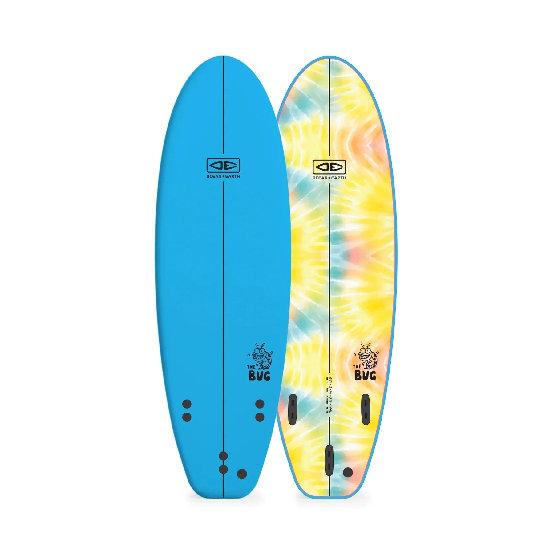 O&E 6'0" Bug Softboard Ocean & Earth Aztec Blue 