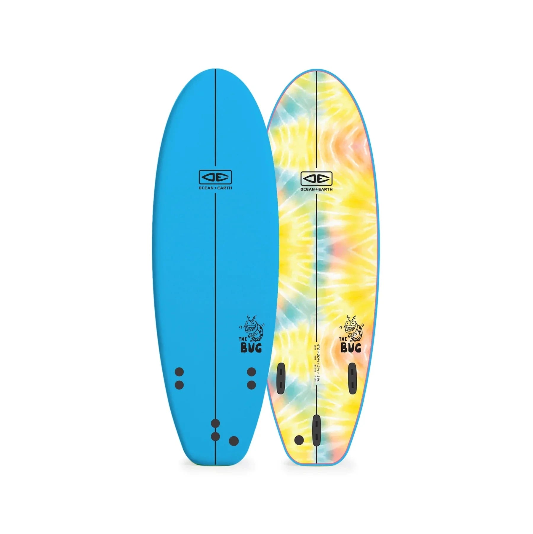 O&E The Bug 5'6 - Blue Softboard Ocean & Earth 