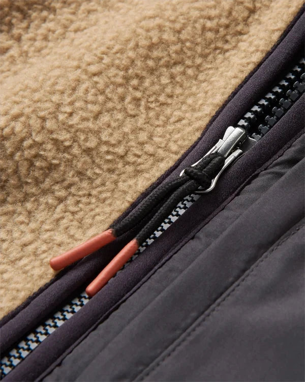 Offgrid 1/2 Zip Recycled Sherpa Fleece - Biscuit Men's Hoodies & Sweatshirts Passenger 