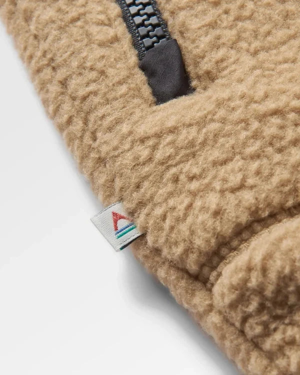 Offgrid 1/2 Zip Recycled Sherpa Fleece - Biscuit Men's Hoodies & Sweatshirts Passenger 