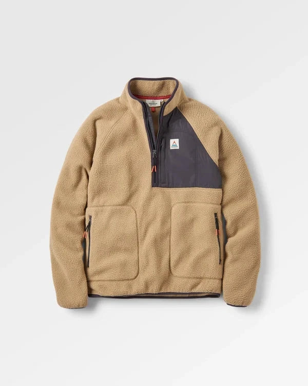 Offgrid 1/2 Zip Recycled Sherpa Fleece - Biscuit Men's Hoodies & Sweatshirts Passenger M 