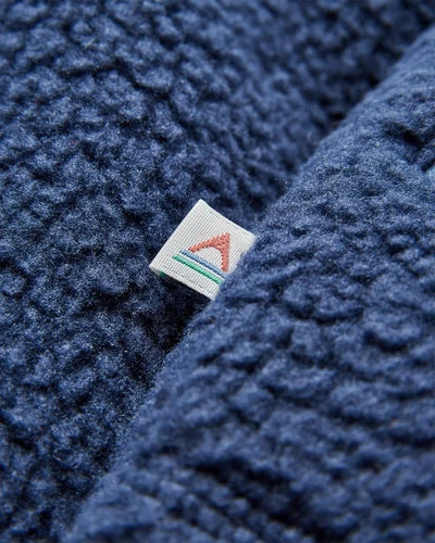 Offgrid 1/2 Zip Recycled Sherpa Fleece - Rich Navy Men's Hoodies & Sweatshirts Passenger 