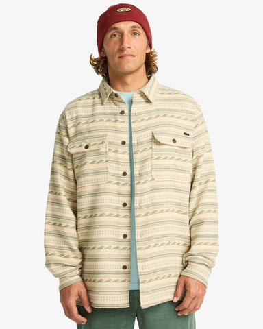 Offshore Jacquard Flannel - Hunter Men's Shirts & Polos Billabong M 