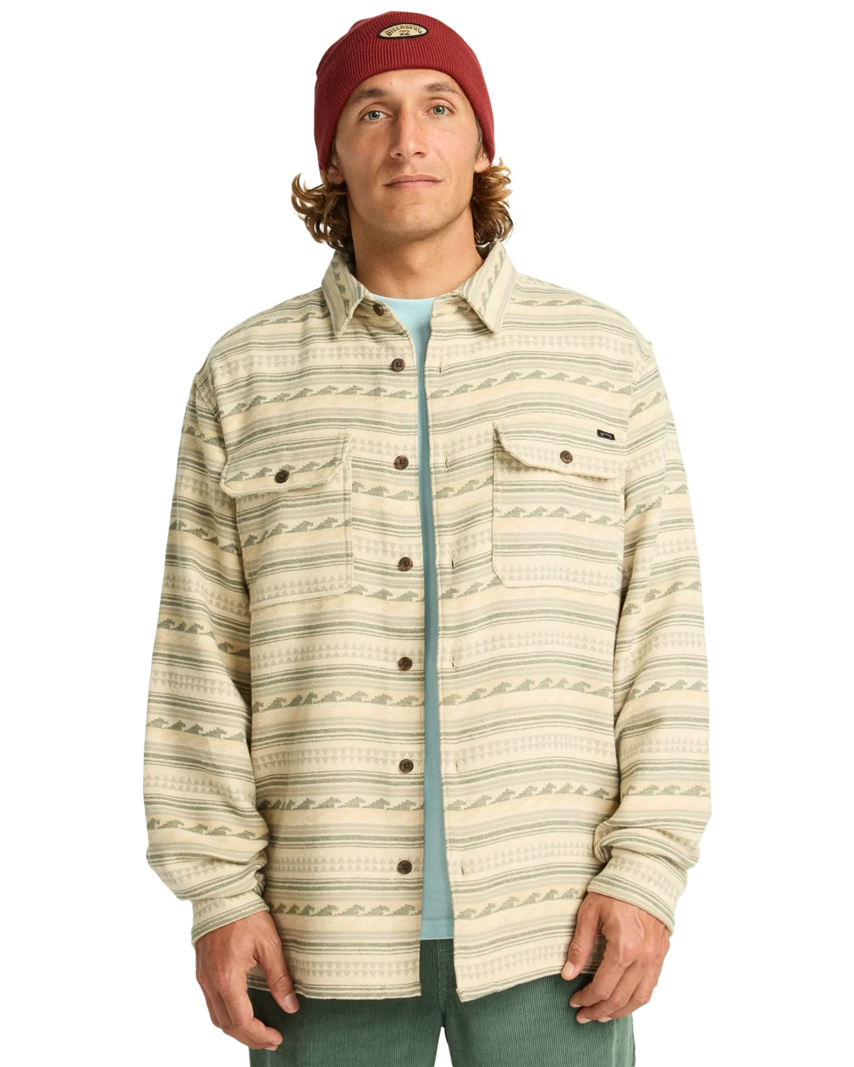 Offshore Jacquard Flannel Shirt (XXL) - Hunter Men's Shirts & Polos Billabong 