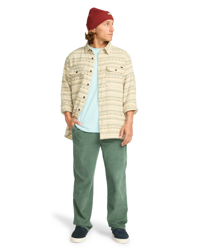 Offshore Jacquard Flannel Shirt (XXL) - Hunter Men's Shirts & Polos Billabong 