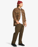 Offshore Jaquard Flannel - Dark Cedar Men's Shirts & Polos Billabong 